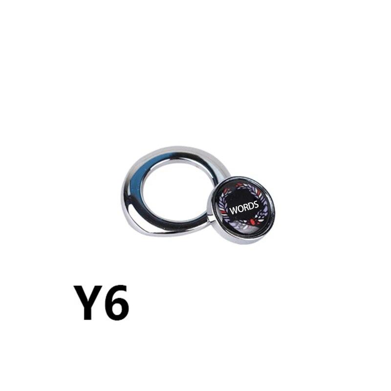 Одна кнопка «Пуск», декоративная наклейка для автомобиля, серебристый и черный металлический материал, эпоксидная смола, узор для MINI COOPER R55 R56 R60 R61