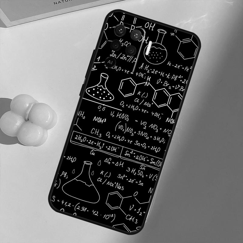 Fashion Biology Chemistry Case For OPPO A1K A3S A5S A15 A16 A52 A72 A5 A9 A31 A53 A83 A91 A93 A54 A74 A94 Cover Capa