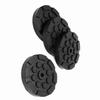4 Pcs Car Round Rubber Arm Pads Auto Jacking Lift Pads Weightlifter Accessories