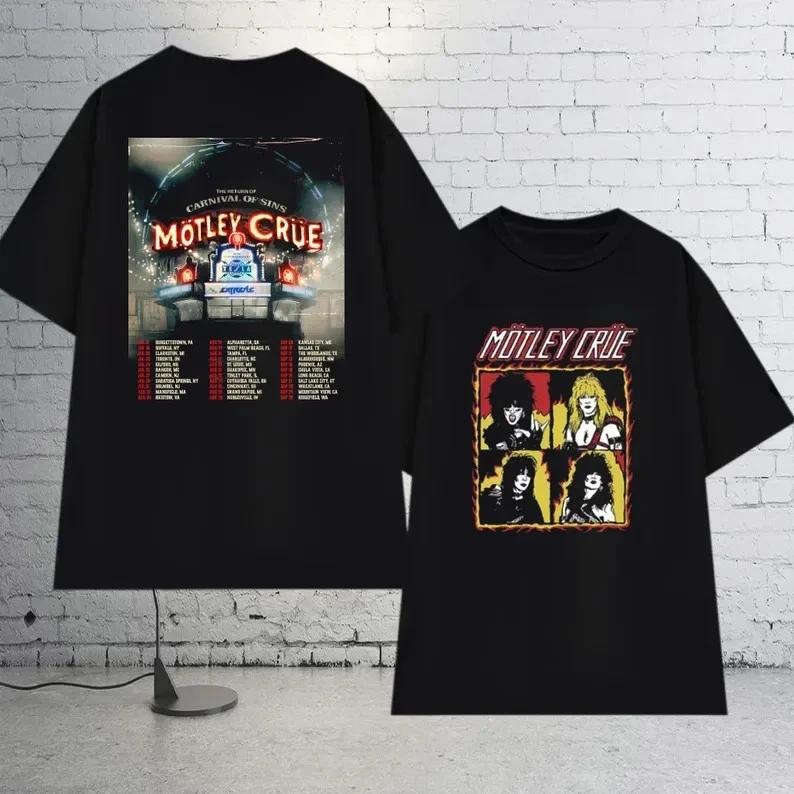 Motley Crue 80s Shirt, Motley Crue Carnival Of Sins Shirt, Motley Crue Tour 2026