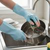 3Pairs/Set Thickened Dishwashing Gloves Oil Resistant Cleaning Gloves Laundry Gloves  Car Washing