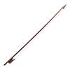 4/4 Violin Bow Baroque Style Snakewood Round Stick Snakewood White Horsehair Well Balanced