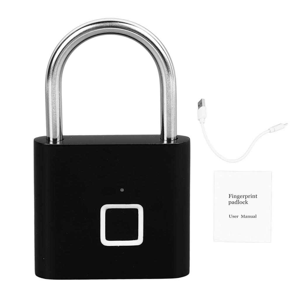 Fingerprint Padlock Smart Keyless Biometric Thumbprint Lock Anti Theft Electronic Lock