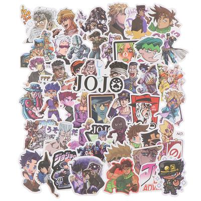 50 шт. Наклейки Jojos Bizzare Adventure для мотоцикла, ноутбука, велосипеда, скейтборда