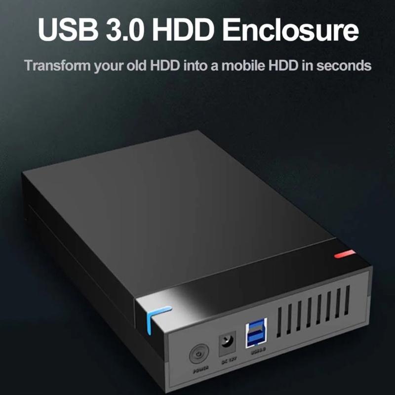 Жесткий диск Box USB3.0 Корпус для жесткого диска 3,5 дюйма Внешний корпус Коробка Внешний корпус для ПК Ноутбука Аксессуары