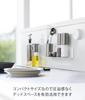 Магнитная кухонная полка Yamazaki S Белая Ш30×Г7,2×В6 см Tower (Бренд Tower) Стойка для специй Кухонная стойка 10011