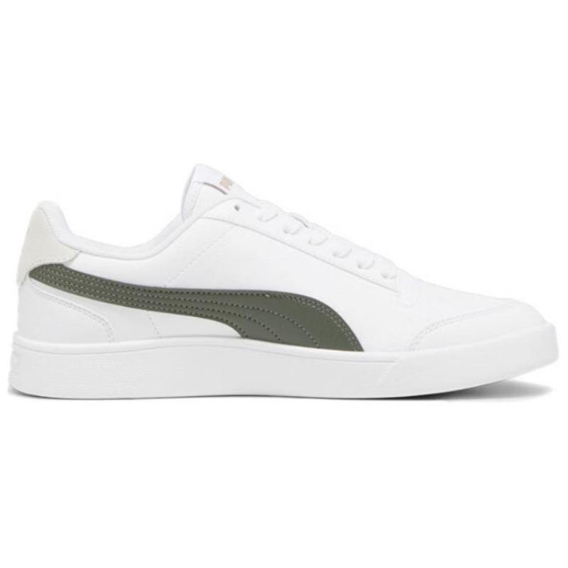 Puma Shuffle Comfort Легкие Прочные Низкие Кеды Унисекс Белый Зеленый 309668-27