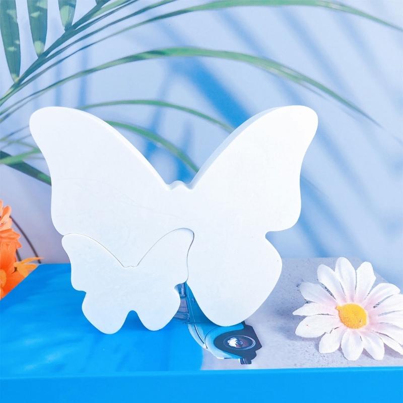 Lovely Butterfly Shaped Decors Moulds Realistic Butterfly Shaped Model Creating Resin Mold Innovative Silicone Mold