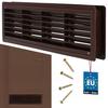 Вентиляционная решетка - KOTARBAU - 13,5 x 46 см - Пластик - Коричневый - Прочная