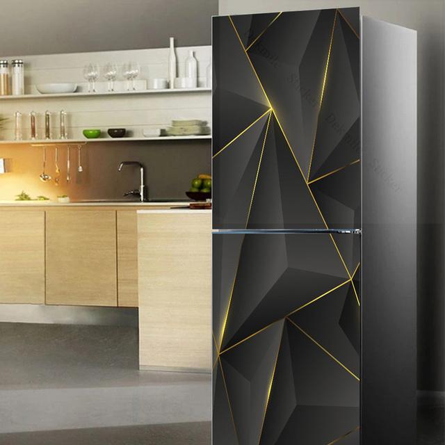 Серые крутые обои для холодильника, овечий череп, вино, самоклеящаяся виниловая наклейка, украшение для кухни, холодильника, наклейка на стену, шкаф