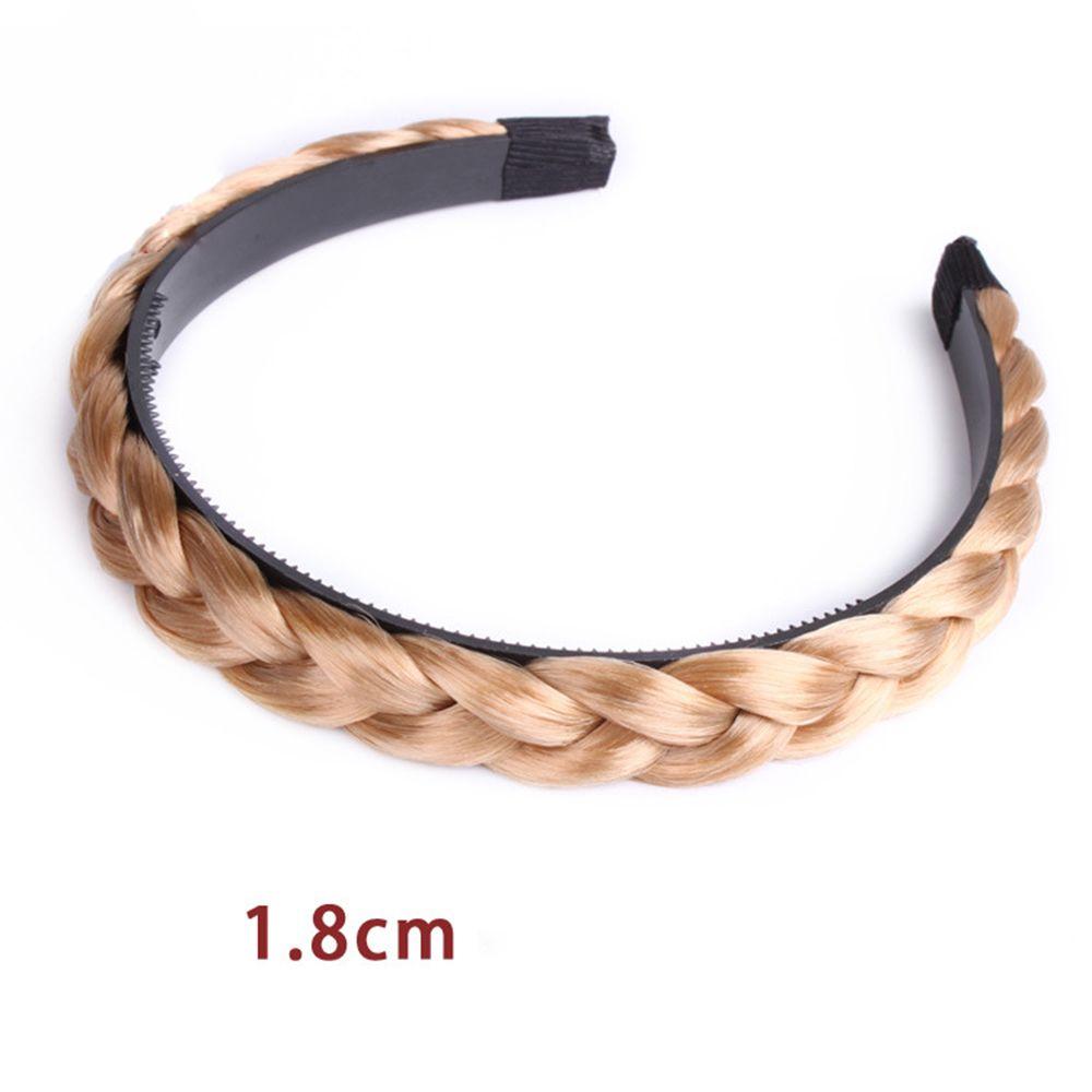 Elastic Hair Accessories Headwear Twisted Wig Headband Synthetic Wig Hair Bands Braided Headband