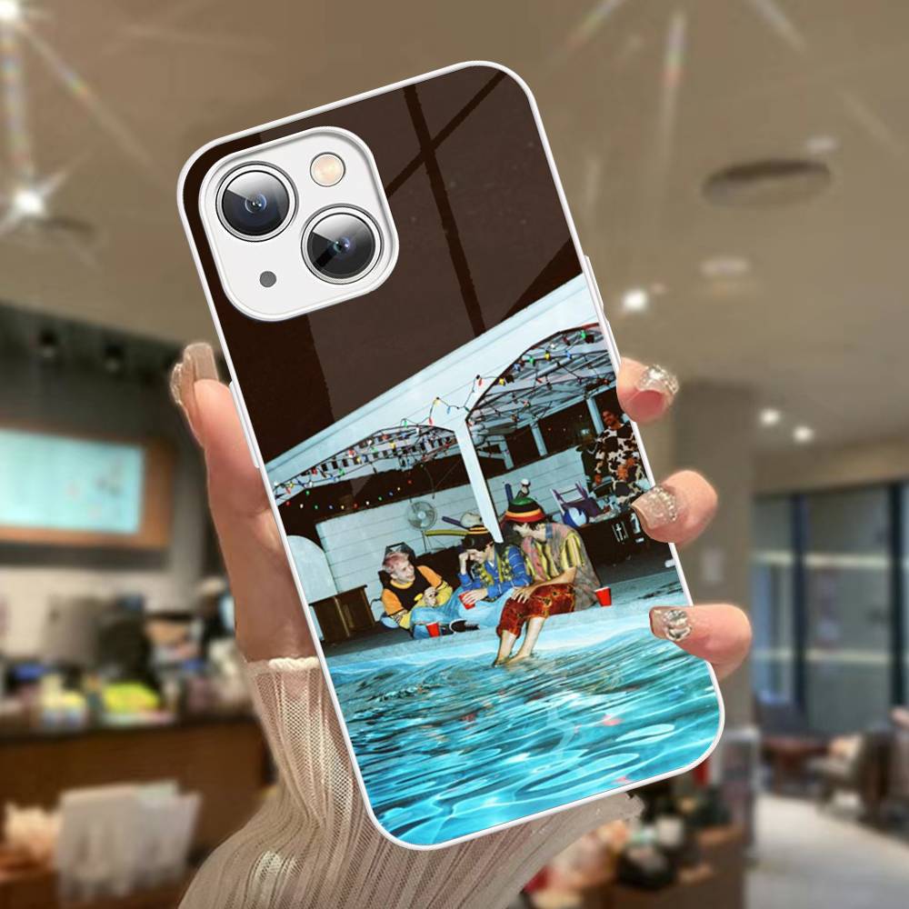 Закаленное стекло для iPhone 14 13 12 11 Pro Mini XS MAX 14Plus X XS XR с изображением группы Indie Rock Wallows