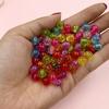 Home Party Supplies DIY Needlework Special-shaped Acrylic Beads Beads Spacer Faceted AB Color For Jewelry Making Crystal Beads