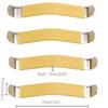 Silver Guitar String Spreader Metal+Rubber Band Guitar Maintenance Kit  Fret Polishing