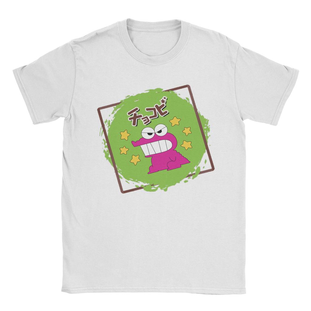 Unisex Unisexs Crayon Shinchan Chocobi Snack Logo T Shirt Cotton Clothing Fun Short Sleeve Tee Shirt Big Size Tshirt