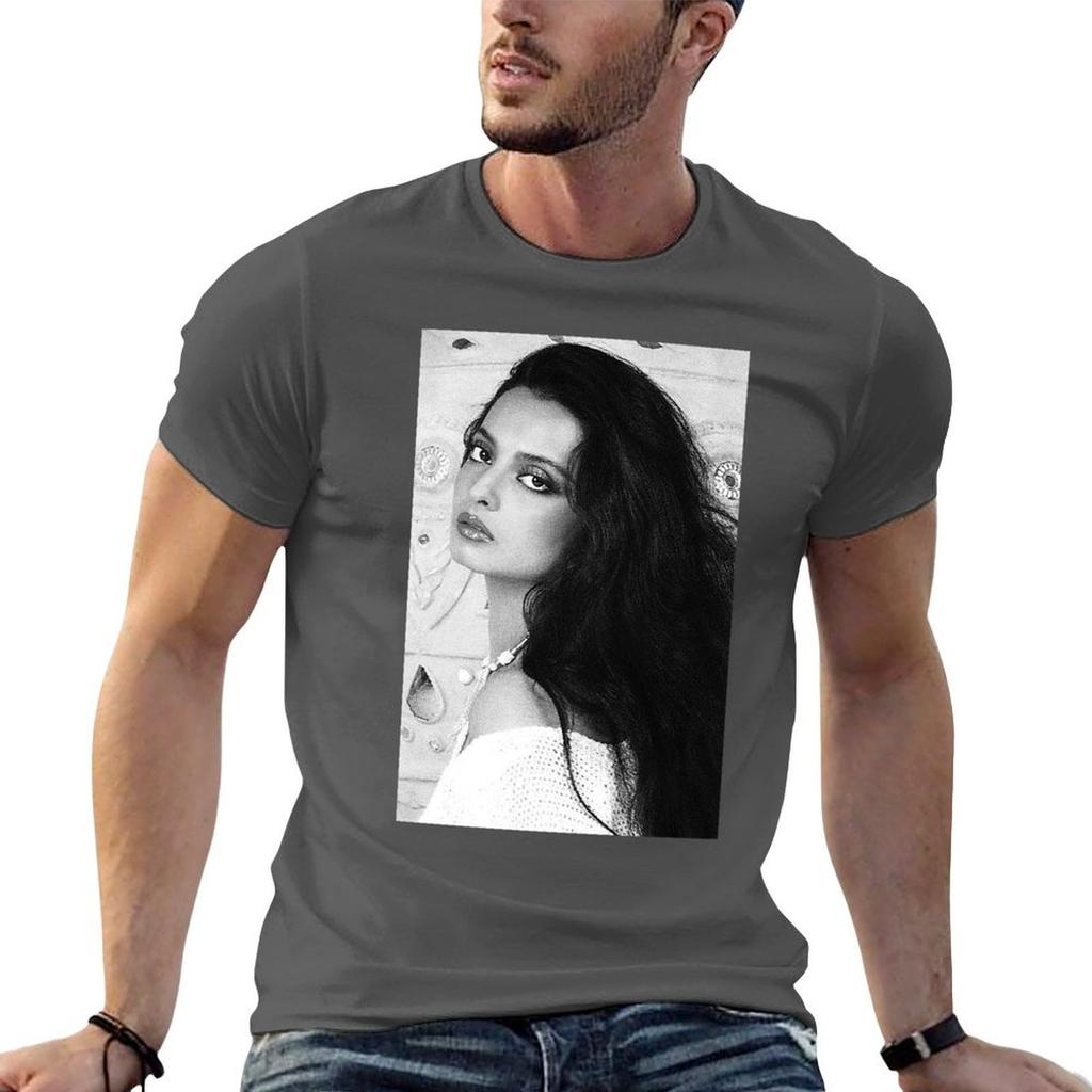 Black And White Beauty Tshirt Art Pattern Printed Casual Top