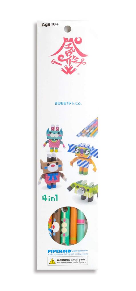 PIPEROID Sweets Company Бумажные конструкторы, которыми могут наслаждаться школьники младших классов и взрослые. Идеально подходят для мальчиков и девочек, которые любят & - -