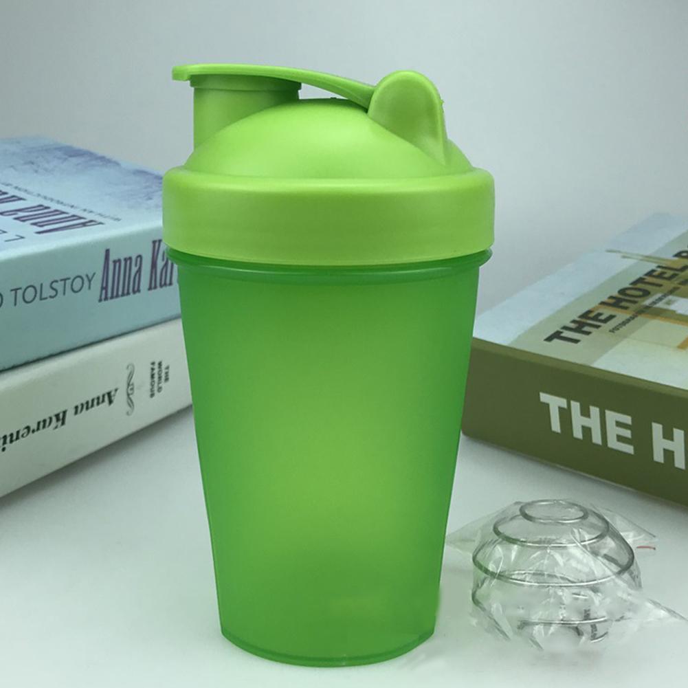 400ML Water Cup Sport Outdoor Bottle Cup Colorful Albumen Powder Stirring Cup Gift Kettle