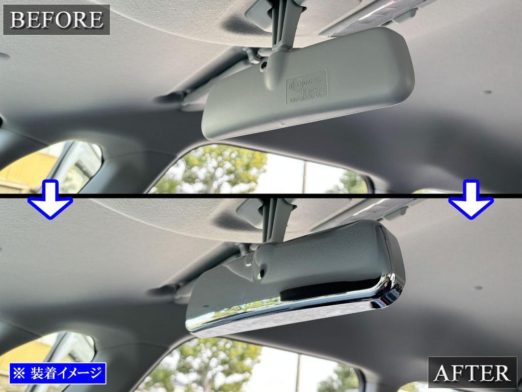 BRIGHTZ Flare Wagon Custom Style MM54S MM94S Chrome Room Mirror Cover MM54 MM94 MM 54 94 [ROOM-MIR-007]