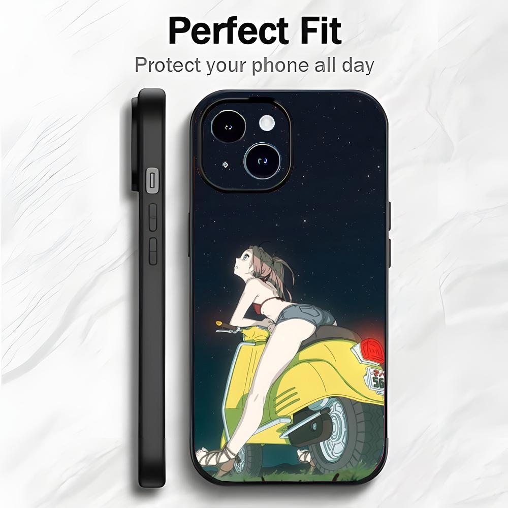 Чехол для телефона F-FLCL F-First Love Cyber Love Мягкая упаковка Легкий Для iPhone17 16 15 14 13ProMax