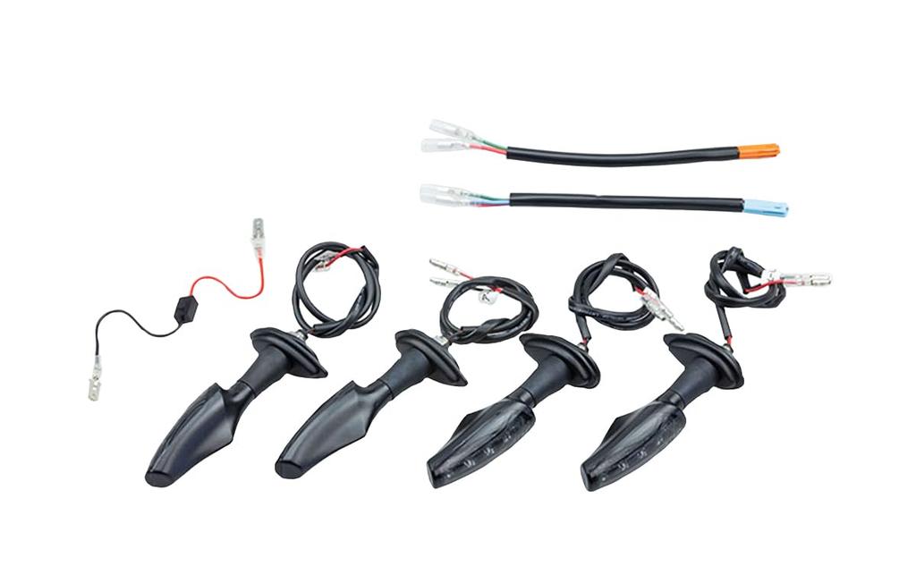 Комплект светодиодных поворотников Kijima Motorcycle TRL3 LED Smoke Body GROM HONDA Lens/черный 219-5196