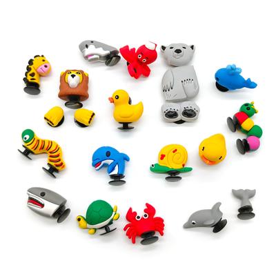 Мультяшные животные кролик динозавр садовые туфли цветок пряжка обувь украшения сандалии аксессуары детский подарок