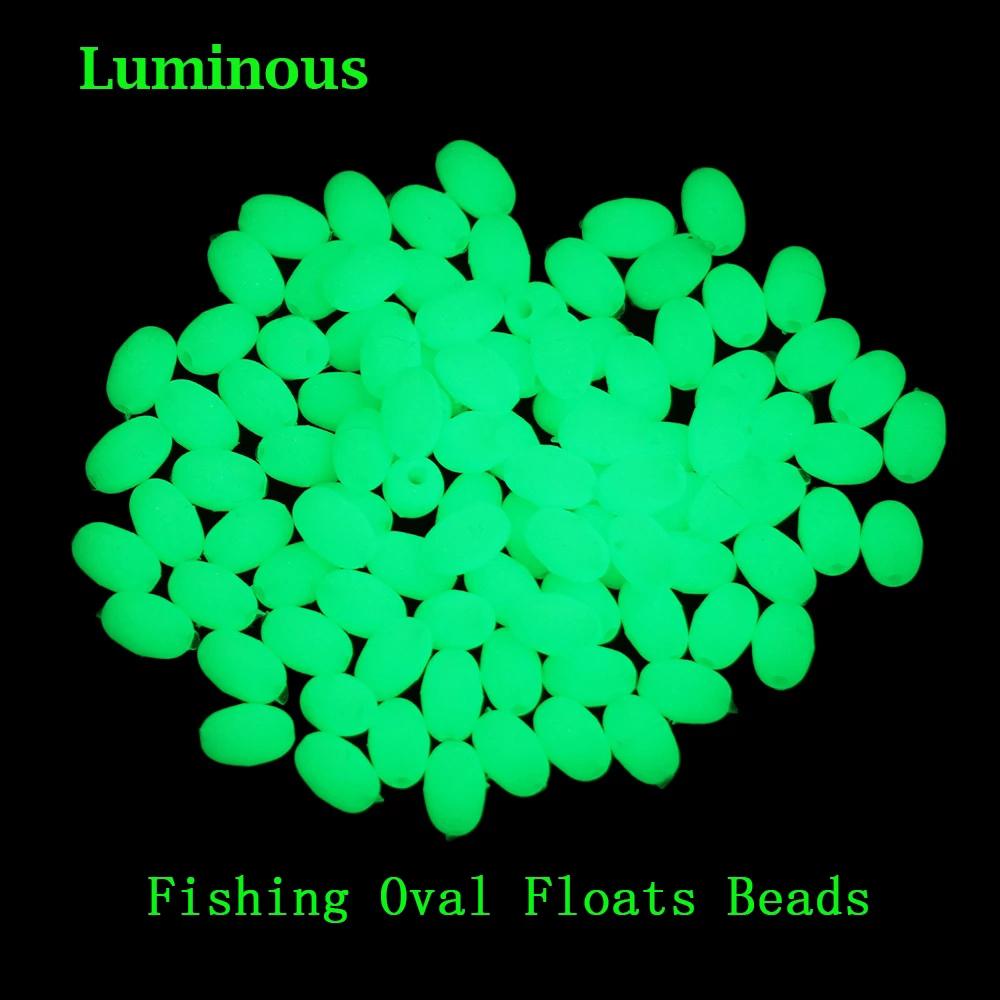 Fishing Lure Fishing Rigs Fishing Beads Glowing Sink Beads Fishing Floats Fishing Luminous Balls