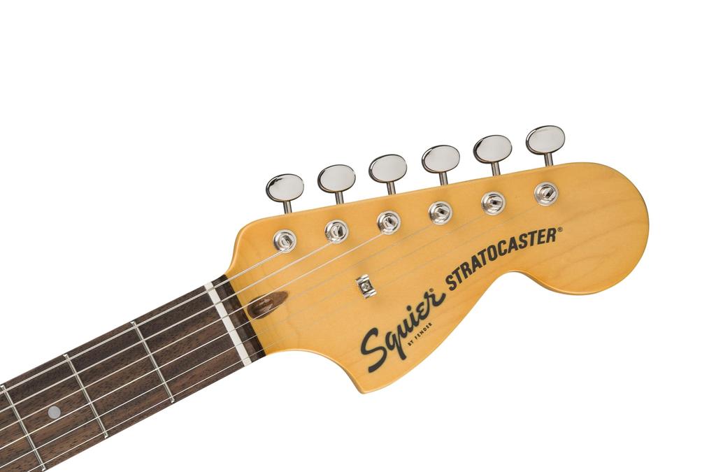 Squier by Vibe Stratocaster HT HSS Laurel Fingerboard Black Pickguard Olympic White Squier Fender/Classic '70s