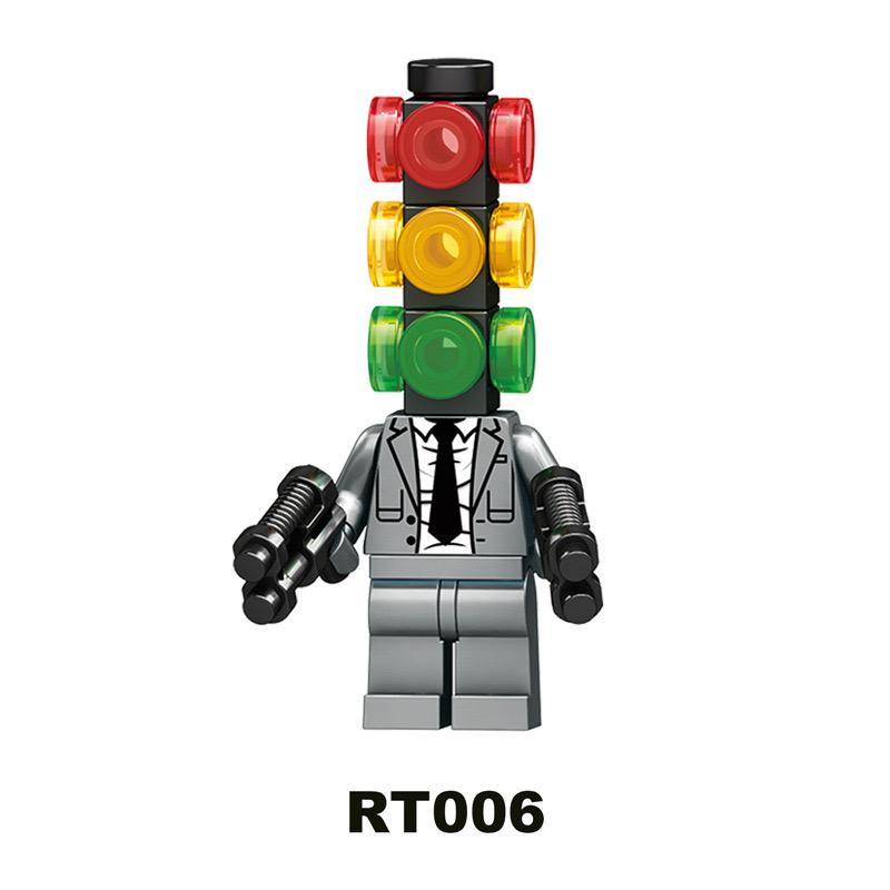 Скибиди Туалет Аниме Мультяшные Кубики Спикермен Телевизормен Оператор Экшн MOC Туалетмен против Монитора Конструктор Аудио