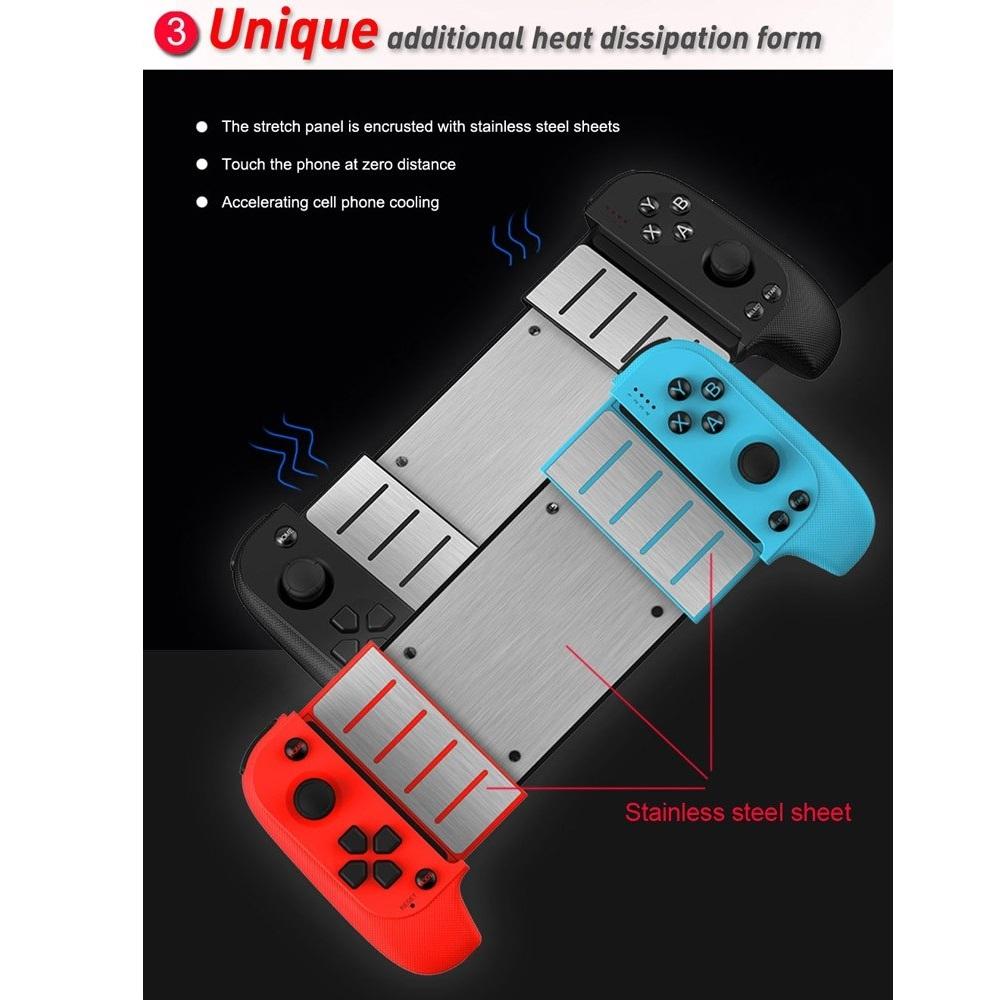 Новый дизайн, портативный игровой контроллер для мобильного телефона, джойстик, беспроводной игровой контроллер Bluetooth 4,0 для смартфонов Android IOS