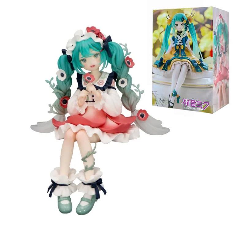 Оригинальная фигурка аниме FuRyu Hatsune Miku Flower Fairy, игрушки, ПВХ модель, коллекция, экшн-фигурка, кукла, подарок