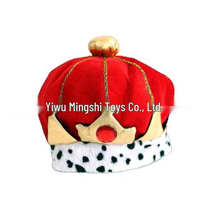 Carnival King Costume Set: Adult Cape, Crown, Hat, & Wand