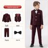 Children's Autumn/Winter Suits: British Gentleman, Flower Girl, Wedding, Boy's Piano, and Host Performance Styles