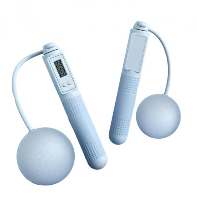 Интеллектуальная скакалка двойного назначения, умный счетчик, стальной трос, спортивное оборудование, домашняя беспроводная спортивная скакалка с утяжелителями