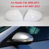 For Mazda 2 3 BL 2008-2013 6 GH 2007-2013 Car Door Side Rear View Reverse Mirror Cover Cap with Light