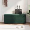 Stool Dark Green 101 x 41 x 40 cm Velvet and Engineered Wood