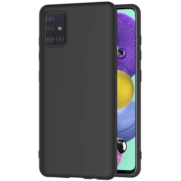 Case - LittleMonkey - Samsung Galaxy A51 - Silicone - Flexible - Black