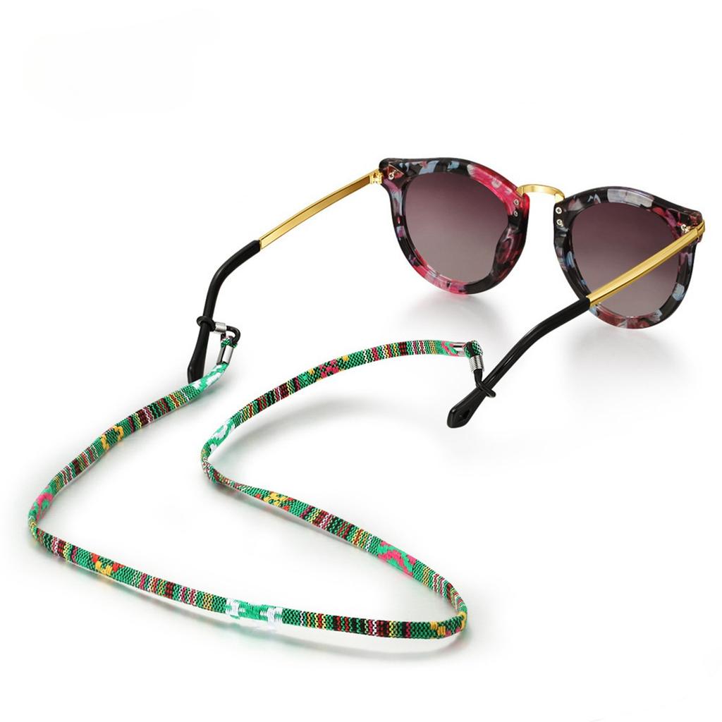 Eyeglass Sunglasses Cord Strap Ethnic Style Cotton Glasses Chain Neck String Cord Retainer