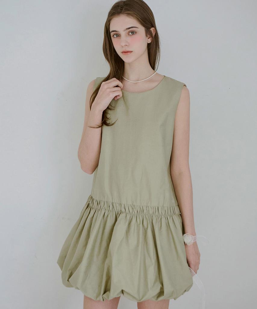 Slow Lolly Pumpkin Puff Mini Dress_4 Colors