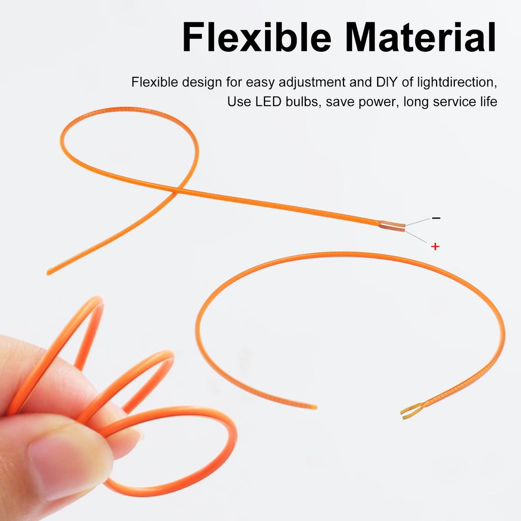 Free Cut 3V Flexible LED Filament for LED Bulb 25mm 80mm 110mm 128mm 190mm 255mm 300mm DIY Edison Bulb Parts COB LED Diode