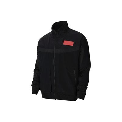 23 Engineered Rubber Patch Свободная куртка с воротником-стойкой Мужские куртки Черные CN4579-010