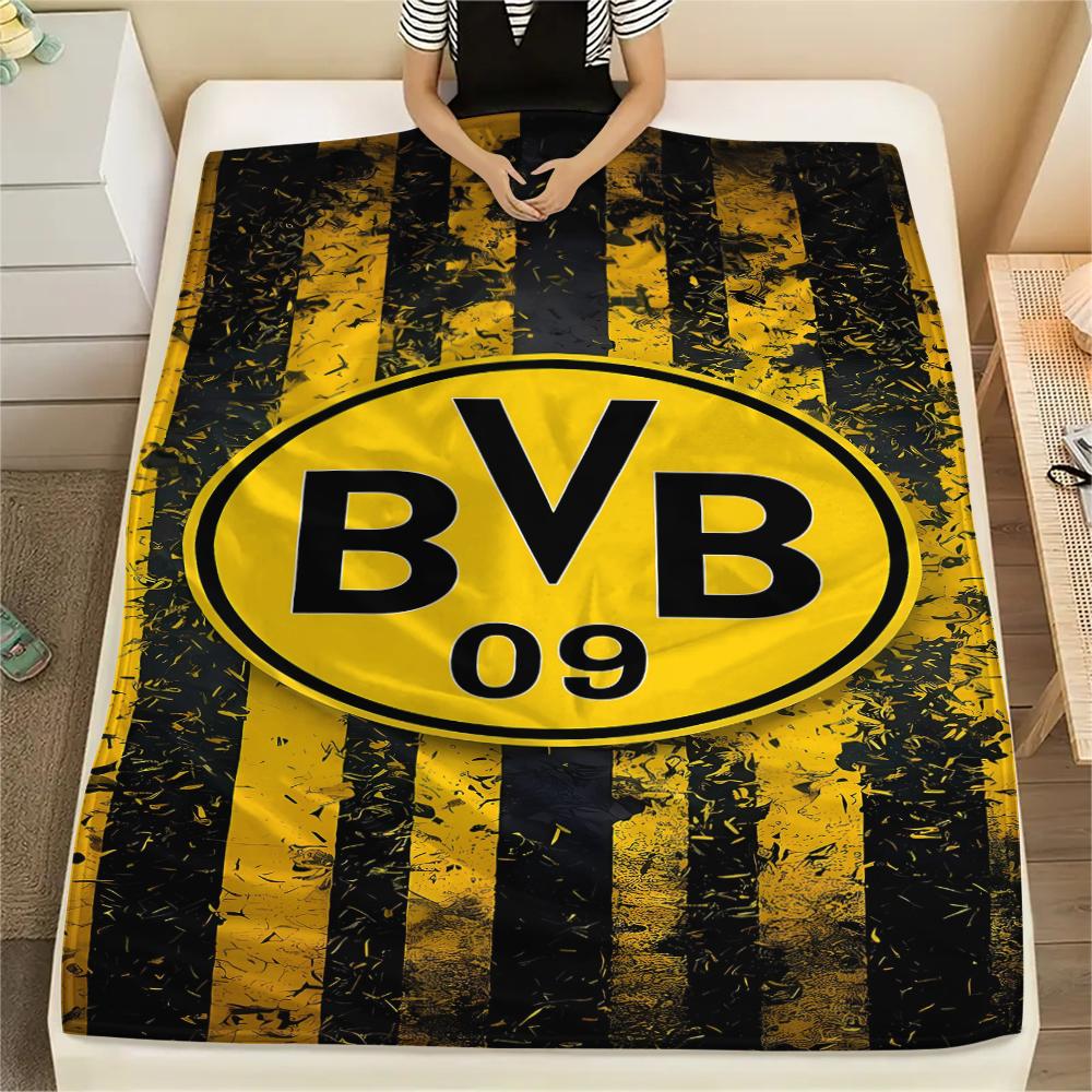 1PC BVB Print Flannel Blanket, High quality All Seasons, Home Decor, Warmth and Comfort, Perfect for Christmas Gifts