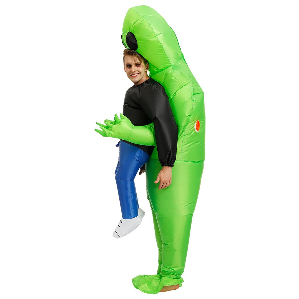Adult and Kids Alien Inflatable Costume for Boys and Girls, Party Cosplay Funny Suit, Anime Fancy Dress Halloween Costume for Men and Women