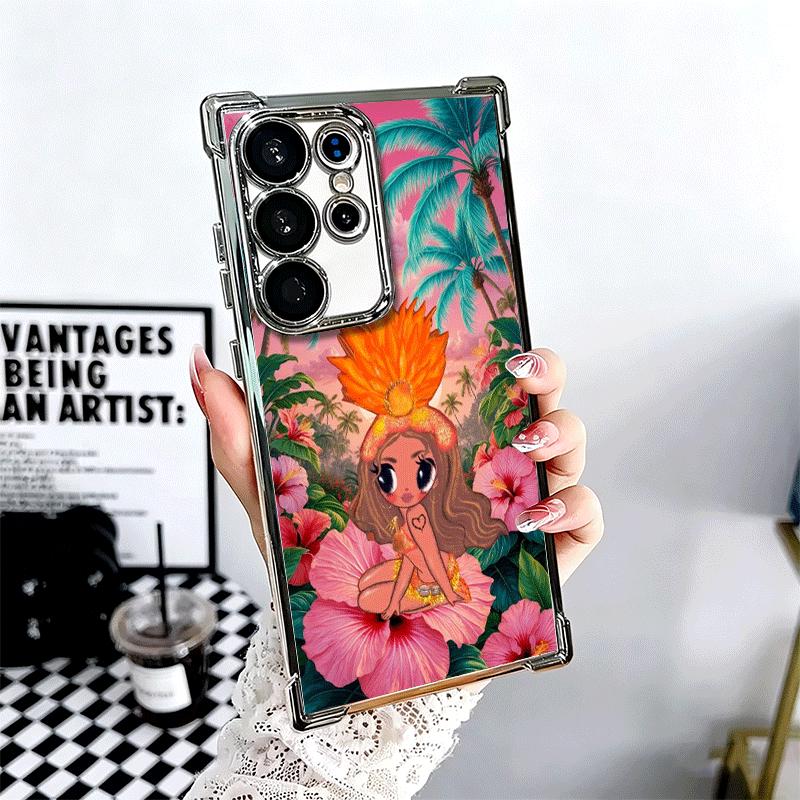 K-Karol G Tropicoqueta Soft Phone Case For Samsung Galaxy S26 Ultra S25 Edge S24 FE S23 Plus S22 S21 + S20 Plating Anti-Fall Fun