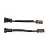 2 шт. DT Female to H11 Male Conversion Wire Cable Adapter Водонепроницаемый для светодиодной рабочей лампы Light Bar