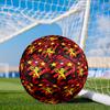 Fc Crest Design Printed Size 5 Soccer Balls, Anti-Slip, Protective Football, Outdoor Sport, a Unique Gift Suitable for him/her, Birthday