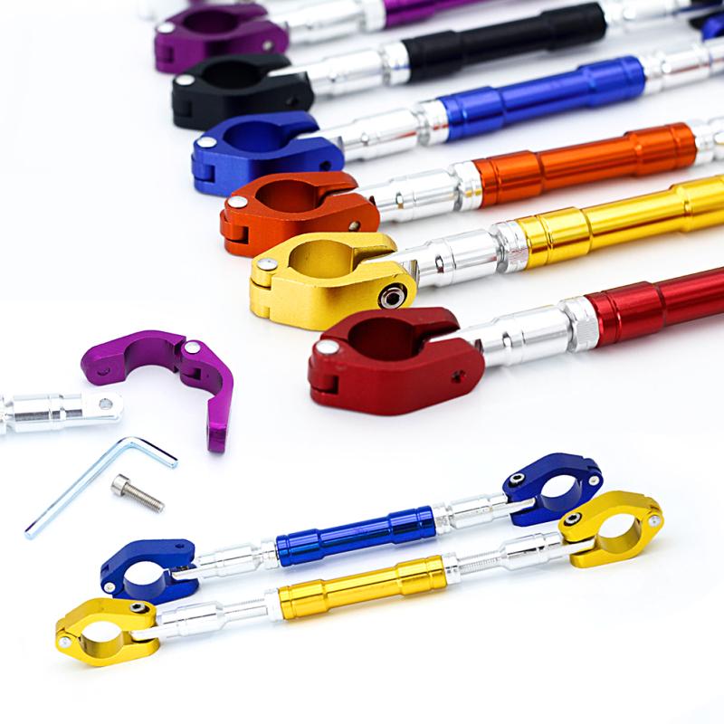 Универсальный руль мотоцикла 22 мм, рукоятка для мотоциклетных ручек, усиленная распорка рулевого колеса из алюминиевого сплава, регулируемая поперечина