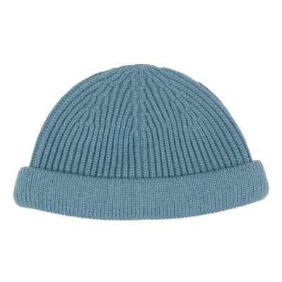 Базовая Энчи Короткий Рулон Часы Вязаная Низкая Исламская и Шапка, Шляпа, Часы, Шапочка, Часы, Женская Мужская (СИНИЙ)