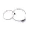1PCS Hose Clamp 6-12 13-19 21-44 27-51 33-57 52-76 65-89 78-101 91-114mm Stainless Steel Pipe Clip Adjustable Screw Worm Drive