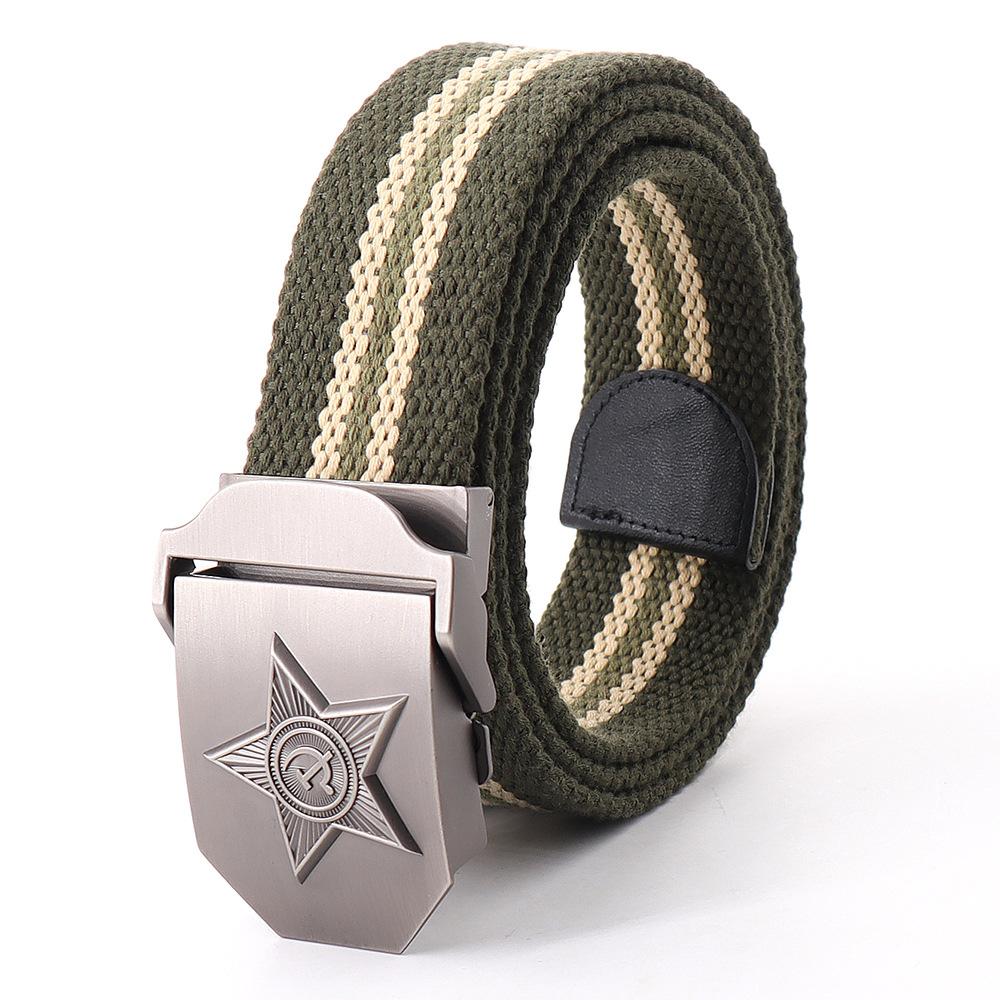 Новый мужской и женский ремень 3D советский государственный герб брезентовый ремень советский пояс памяти